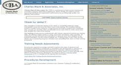 Desktop Screenshot of cba-training.com